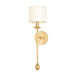 Troy Lighting Canada - One Light Wall Sconce - Osmond - Vintage Gold Leaf- Union Lighting Luminaires Decor