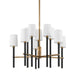 Troy Lighting Canada - Ten Light Chandelier - Belvedere - Patina Brass- Union Lighting Luminaires Decor