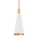 Troy Lighting Canada - One Light Pendant - Huntley - Patina Brass- Union Lighting Luminaires Decor