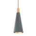 Troy Lighting Canada - One Light Pendant - Huntley - Patina Brass- Union Lighting Luminaires Decor