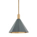 Troy Lighting Canada - One Light Pendant - Huntley - Patina Brass- Union Lighting Luminaires Decor