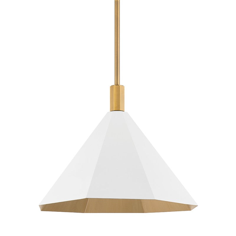 Troy Lighting Canada - One Light Pendant - Huntley - Patina Brass- Union Lighting Luminaires Decor