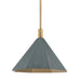 Troy Lighting Canada - One Light Pendant - Huntley - Patina Brass- Union Lighting Luminaires Decor