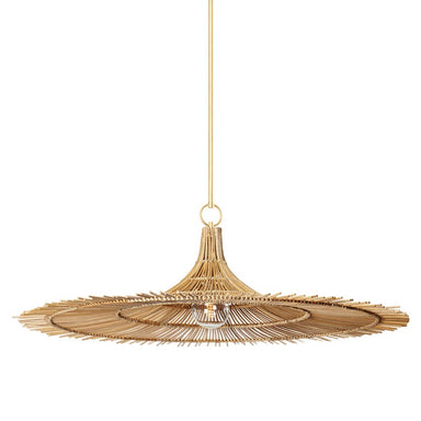 Troy Lighting Canada - One Light Pendant - Costa Mesa - Vintage Gold Leaf- Union Lighting Luminaires Decor