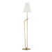 Troy Lighting Canada - One Light Floor Lamp - Pearce - Patina Brass- Union Lighting Luminaires Decor