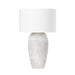 Troy Lighting Canada - One Light Table Lamp - Zeke - Ceramic Weathered Grey- Union Lighting Luminaires Decor