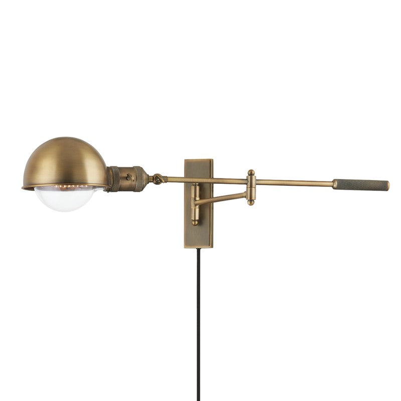 Troy Lighting Canada - One Light Wall Sconce - Cannon - Patina Brass- Union Lighting Luminaires Decor