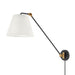Troy Lighting Canada - One Light Wall Sconce - Navin - Patina Brass/Textured Black- Union Lighting Luminaires Decor