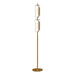 Kuzco Canada - LED Floor Lamp - Hilo - Brushed Gold- Union Lighting Luminaires Decor