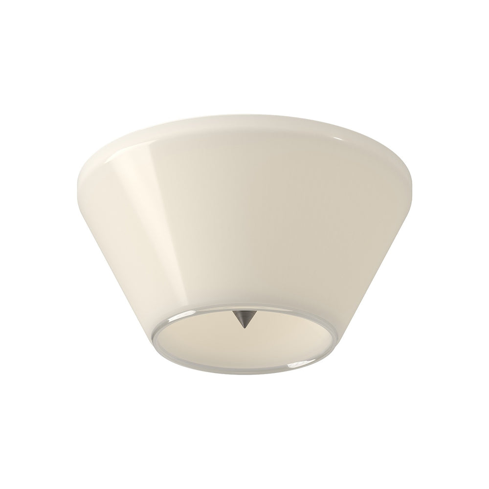 Kuzco Canada - LED Flush Mount - Holt - Brushed Nickel/Glossy Opal Glass- Union Lighting Luminaires Decor