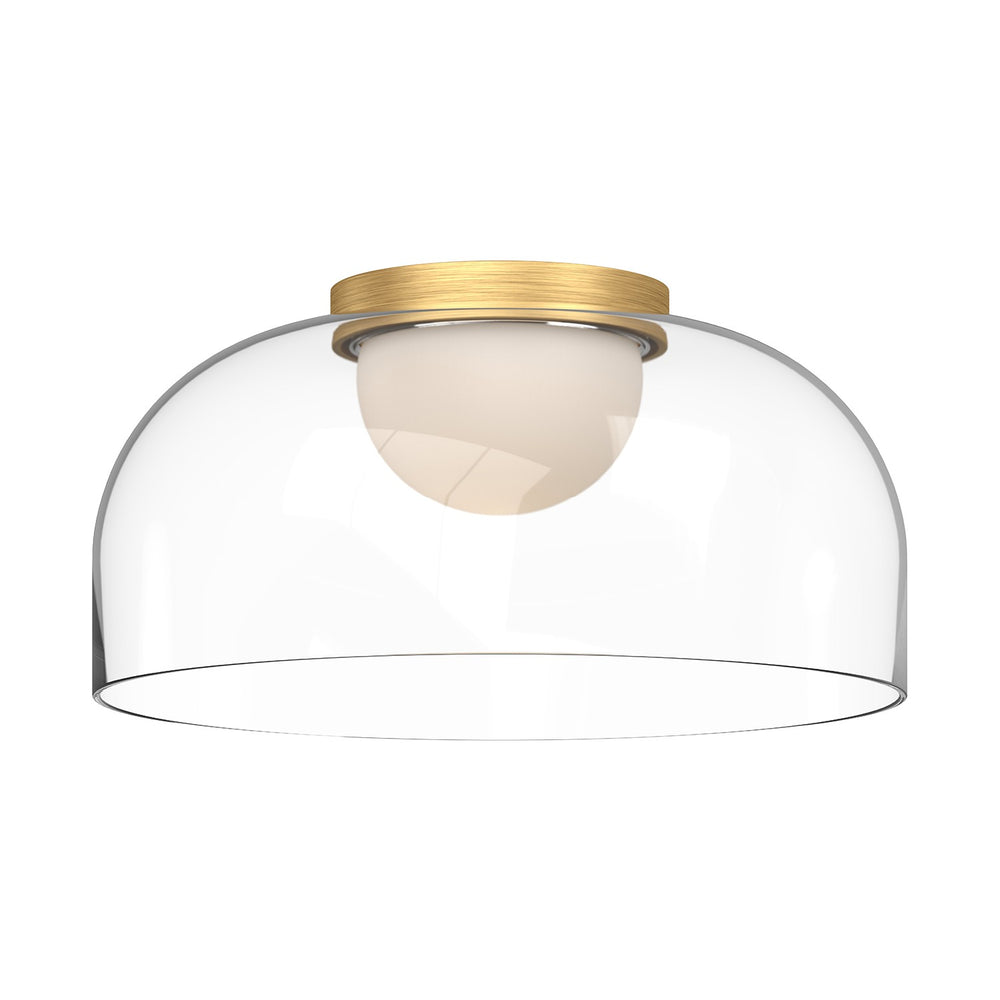 Kuzco Canada - LED Flush Mount - Cedar - Brushed Gold/Clear- Union Lighting Luminaires Decor