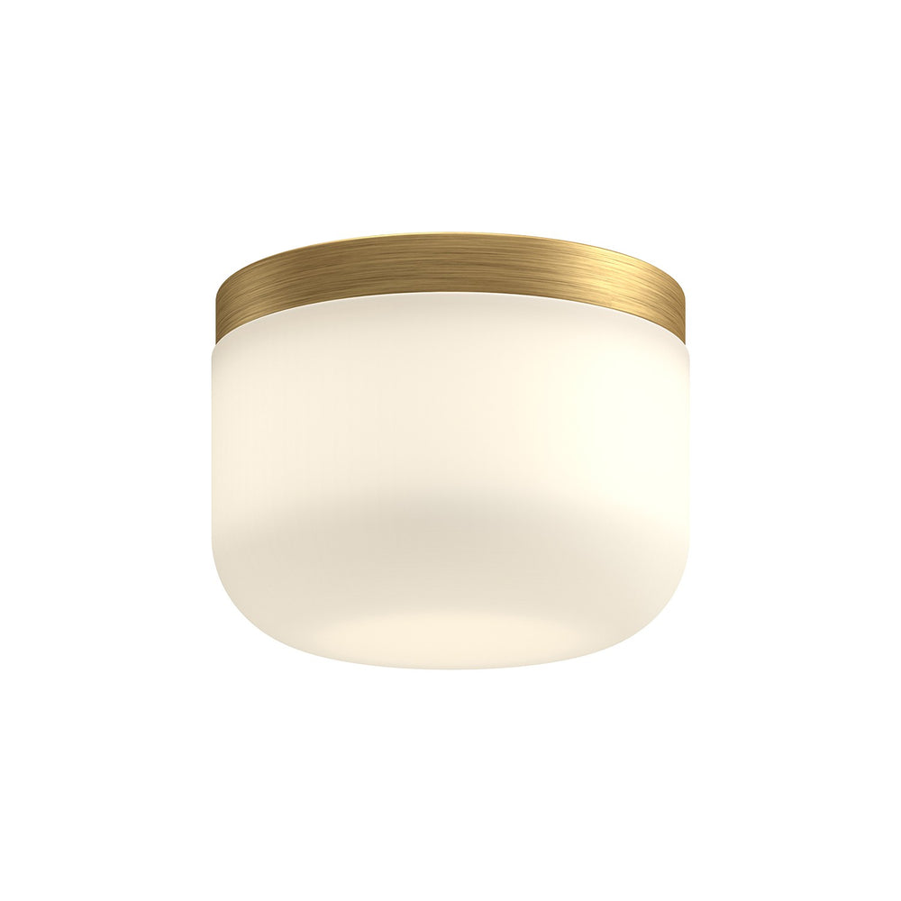 Kuzco Canada - LED Flush Mount - Mel - Brushed Gold/Opal Glass- Union Lighting Luminaires Decor