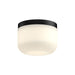 Kuzco Canada - LED Flush Mount - Mel - Black/Opal Glass- Union Lighting Luminaires Decor