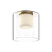 Kuzco Canada - LED Flush Mount - Birch - Brushed Gold/Clear- Union Lighting Luminaires Decor