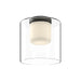 Kuzco Canada - LED Flush Mount - Birch - Black/Clear- Union Lighting Luminaires Decor