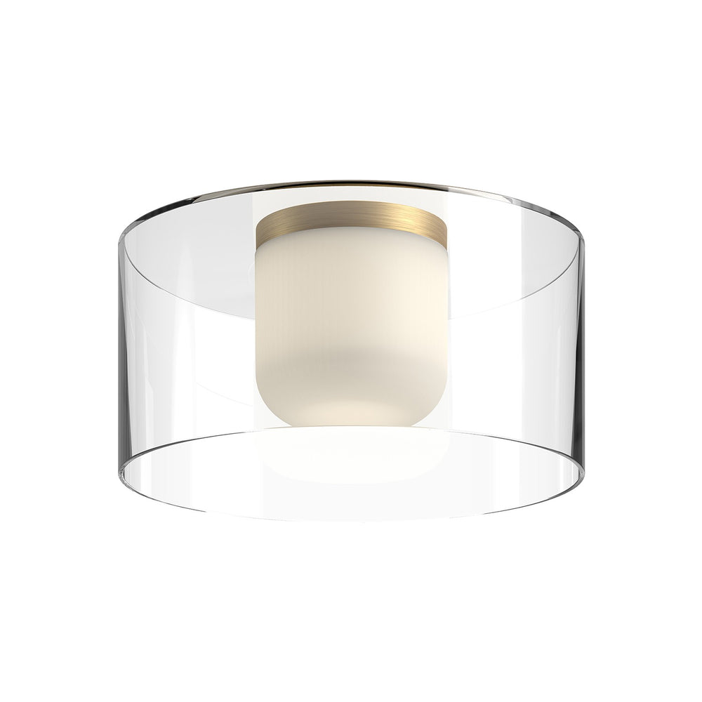 Kuzco Canada - LED Flush Mount - Birch - Brushed Gold/Clear- Union Lighting Luminaires Decor