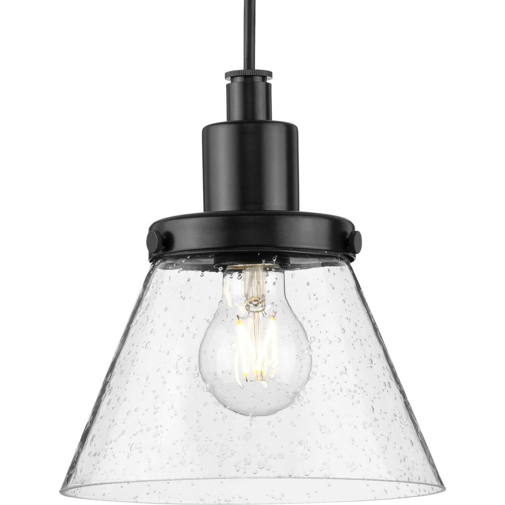 Progress Canada - One Light Pendant - Hinton - Matte Black- Union Lighting Luminaires Decor