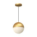 Kuzco Canada - LED Pendant - Monae - Brushed Gold- Union Lighting Luminaires Decor