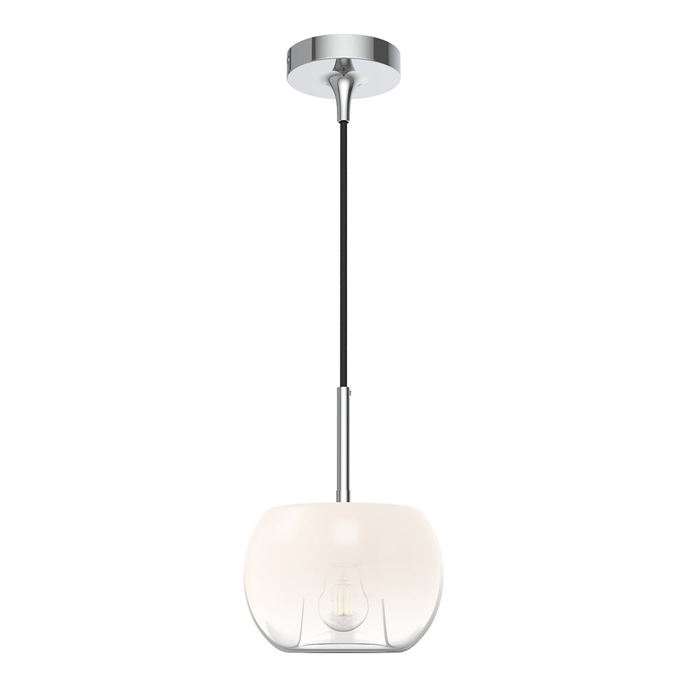 Kuzco Canada - One Light Pendant - Samar - Chrome/Opal Glass- Union Lighting Luminaires Decor