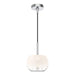 Kuzco Canada - One Light Pendant - Samar - Chrome/Opal Glass- Union Lighting Luminaires Decor