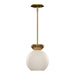 Kuzco Canada - One Light Pendant - Arcadia - Brushed Gold/Opal Glass- Union Lighting Luminaires Decor