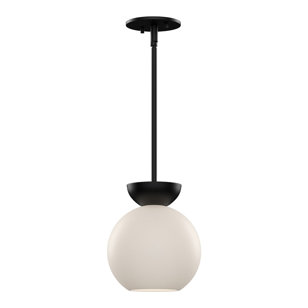 Kuzco Canada - One Light Pendant - Arcadia - Black/Opal Glass- Union Lighting Luminaires Decor