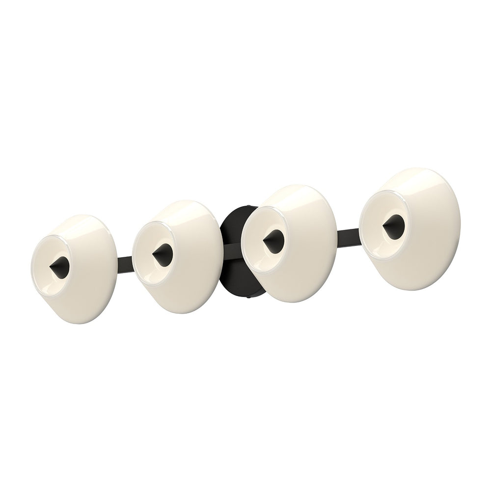 Kuzco Canada - LED Vanity - Holt - Black/Glossy Opal Glass- Union Lighting Luminaires Decor