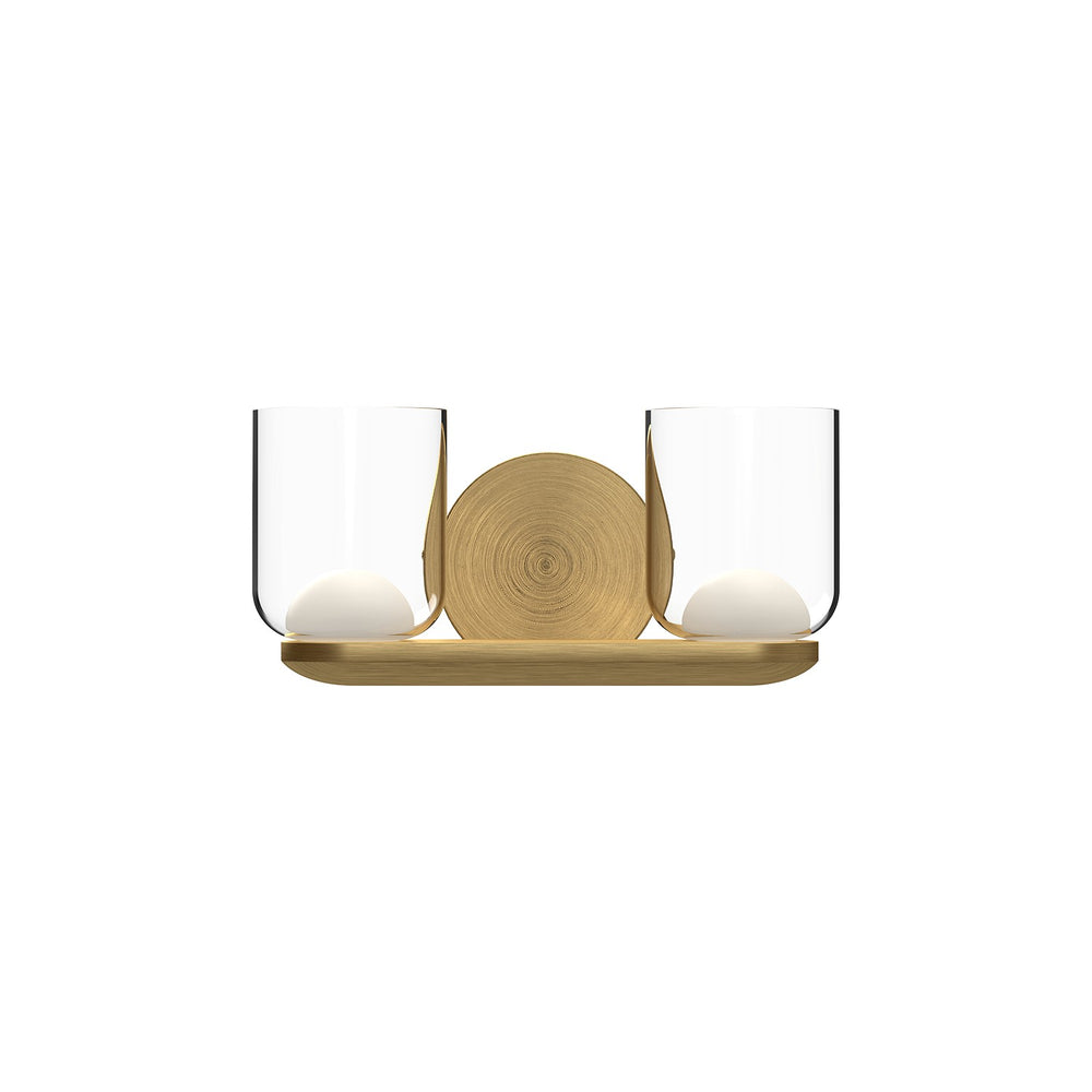 Kuzco Canada - LED Vanity - Cedar - Brushed Gold/Clear- Union Lighting Luminaires Decor