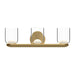 Kuzco Canada - LED Vanity - Cedar - Brushed Gold/Clear- Union Lighting Luminaires Decor