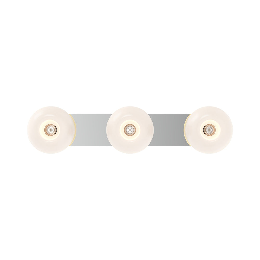 Kuzco Canada - Three Light Vanity - Samar - Chrome/Opal Glass- Union Lighting Luminaires Decor