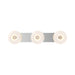 Kuzco Canada - Three Light Vanity - Samar - Chrome/Opal Glass- Union Lighting Luminaires Decor