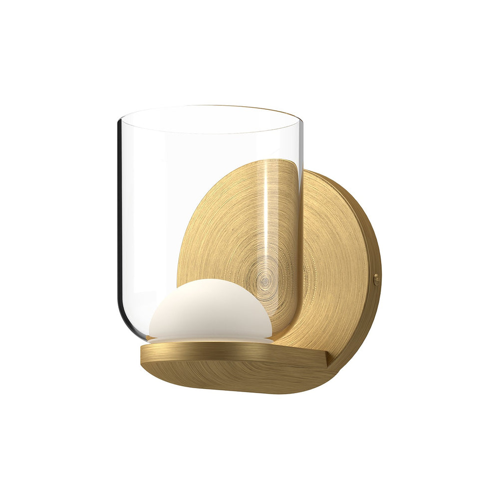 Kuzco Canada - LED Wall Sconce - Cedar - Brushed Gold/Clear- Union Lighting Luminaires Decor