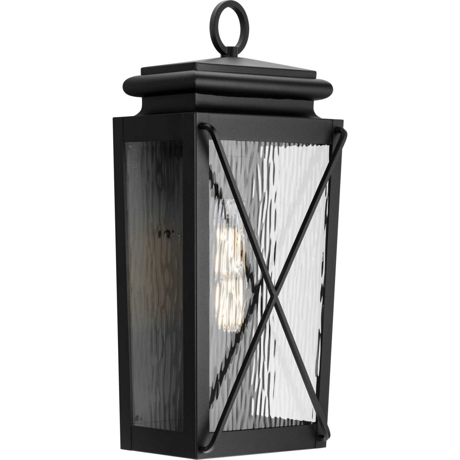 Progress Canada - One Light Outdoor Wall Lantern - Wakeford - Black- Union Lighting Luminaires Decor