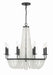 Crystorama - Eight Light Chandelier - Bella - Matte Black- Union Lighting Luminaires Decor