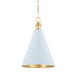 Mitzi Canada - One Light Pendant - Fenimore - Aged Brass- Union Lighting Luminaires Decor