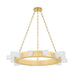 Corbett Lighting Canada - LED Chandelier - Citrine - Vintage Brass- Union Lighting Luminaires Decor