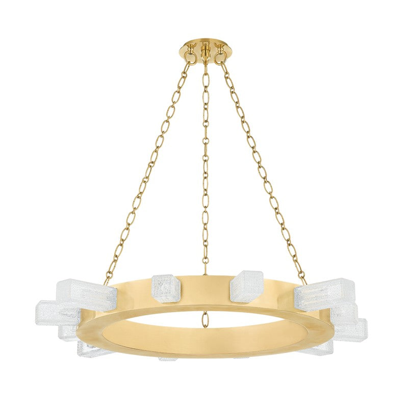 Corbett Lighting Canada - LED Chandelier - Citrine - Vintage Brass- Union Lighting Luminaires Decor