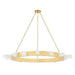 Corbett Lighting Canada - LED Chandelier - Citrine - Vintage Brass- Union Lighting Luminaires Decor