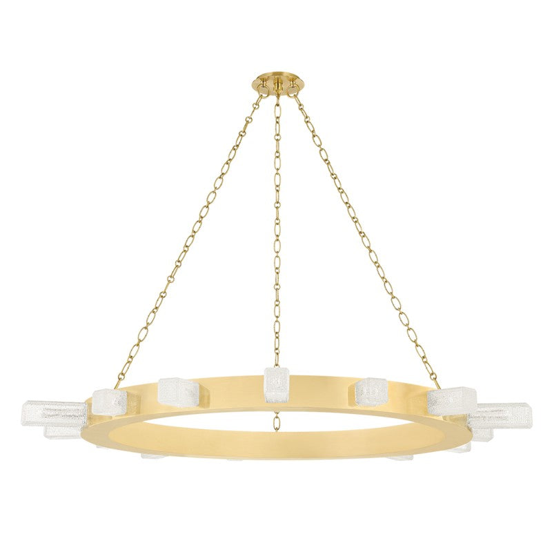 Corbett Lighting Canada - LED Chandelier - Citrine - Vintage Brass- Union Lighting Luminaires Decor