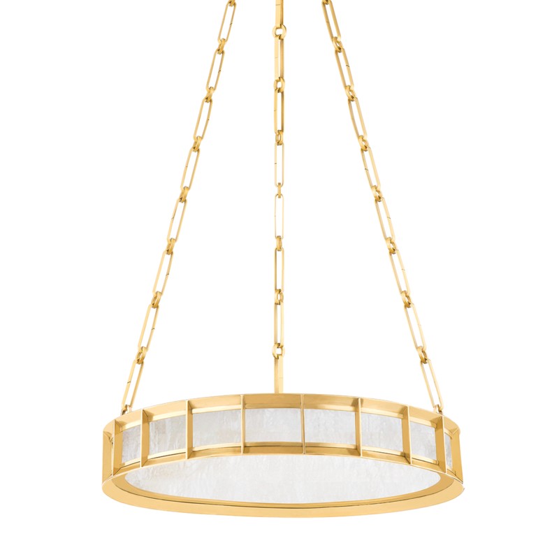 Corbett Lighting Canada - LED Chandelier - Leda - Vintage Brass- Union Lighting Luminaires Decor