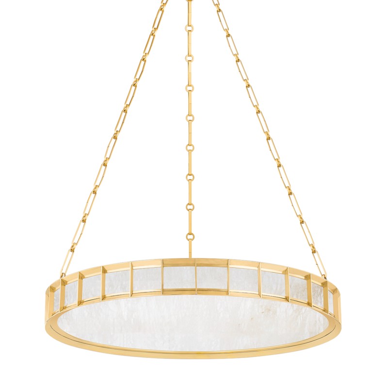 Corbett Lighting Canada - LED Chandelier - Leda - Vintage Brass- Union Lighting Luminaires Decor