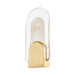 Corbett Lighting Canada - LED Wall Sconce - Morganite - Vintage Brass- Union Lighting Luminaires Decor