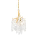 Corbett Lighting Canada - Five Light Chandelier - Genoa - Gold Leaf- Union Lighting Luminaires Decor