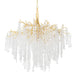 Corbett Lighting Canada - 12 Light Chandelier - Genoa - Gold Leaf- Union Lighting Luminaires Decor