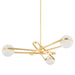 Corbett Lighting Canada - LED Chandelier - Kyomi - Vintage Brass- Union Lighting Luminaires Decor