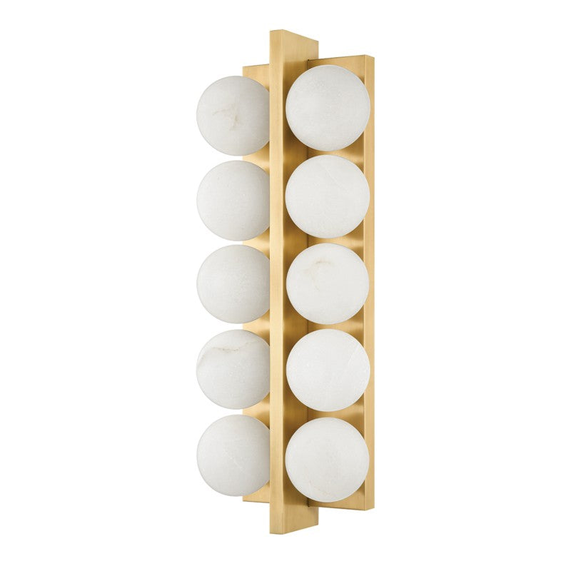 Corbett Lighting Canada - LED Wall Sconce - Emille - Vintage Brass- Union Lighting Luminaires Decor