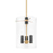 Corbett Lighting Canada - Three Light Lantern - Adonis - Vintage Brass- Union Lighting Luminaires Decor