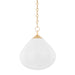 Corbett Lighting Canada - One Light Pendant - Semilla - Vintage Brass- Union Lighting Luminaires Decor