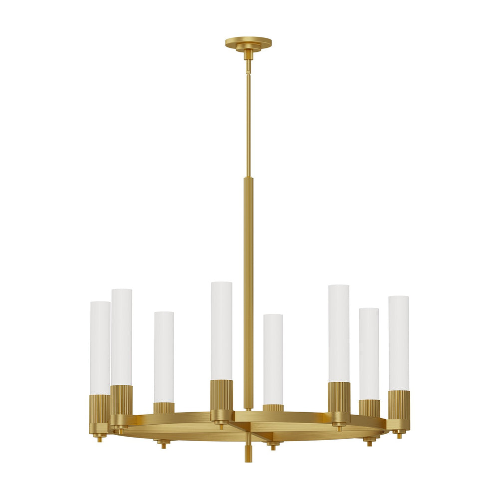 Alora Canada - Eight Light Chandelier - Rue - Brushed Gold|Matte Black/Brushed Gold|Warm Bronze- Union Lighting Luminaires Decor