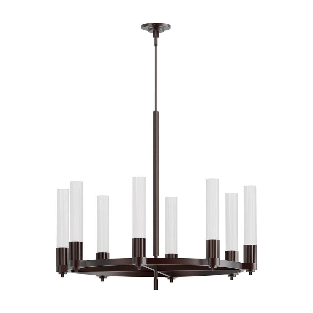 Alora Canada - Eight Light Chandelier - Rue - Brushed Gold|Matte Black/Brushed Gold|Warm Bronze- Union Lighting Luminaires Decor